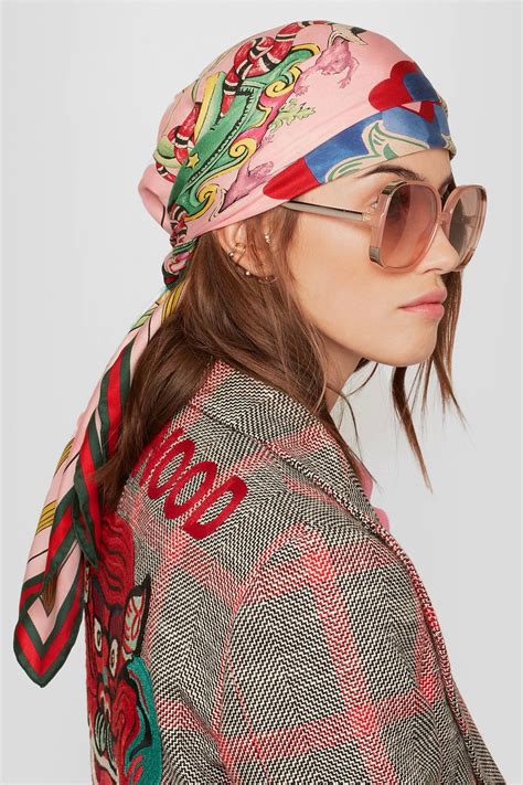 gucci headscarf cheap|authentic gucci silk scarf.